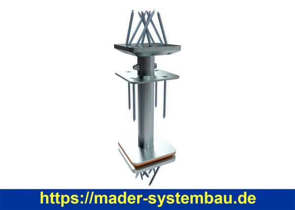 Eurotec Structus Pfostenverbinder 280x280 mm Höhe: 160 - 200 mm VE:1