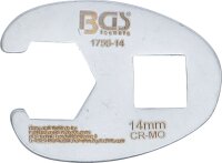 Hahnenfußschlüssel | Antrieb Innenvierkant 10 mm (3/8") | SW 14 mm
