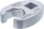 Hahnenfußschlüssel | Antrieb Innenvierkant 10 mm (3/8") | SW 16 mm