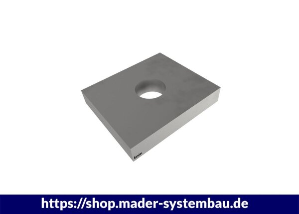 Eurotec Druckplatte Zuganker 340/440 50 x 58 x 10 mm VE:1