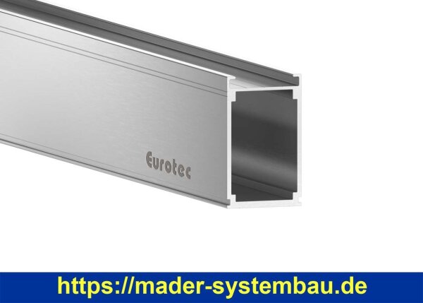Eurotec Alu-Tragprofil HKP 60 x 100 x 4000 mm (B x H x L) VE:1