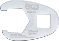 Hahnenfußschlüssel | Antrieb Innenvierkant 12,5 mm (1/2") | SW 23 mm