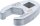 Hahnenfußschlüssel | Antrieb Innenvierkant 12,5 mm (1/2") | SW 23 mm