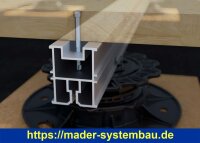 Eurotec TERRA Alu-Systemprofil H50 39 x 50 x 1,80 x 4000 mm  VE:1