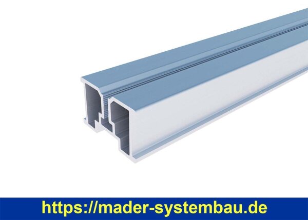Eurotec Alu-Systemprofil Eveco 2,4m 39 x 24 x 2400 mm (B x H x L) VE:1