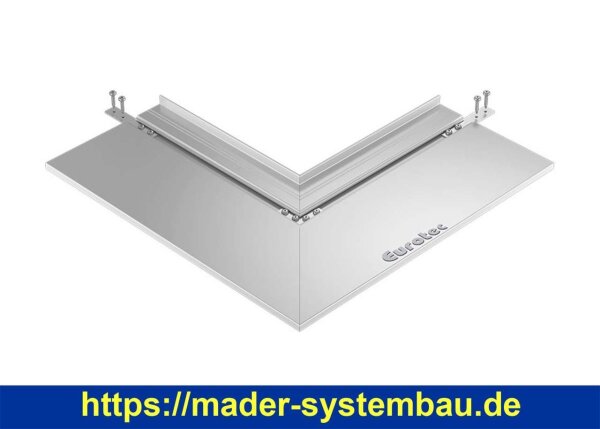 Eurotec Innenecke Terrassenrand Set Innenecke rechts & links; 2 Profilverbinder; Eckverbinder; 12 Schrauben VE:1