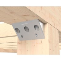 Eurotec EckTec 100; inkl. Schrauben 50 x 50 x 100 (B x H x T) VE:1