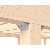 Eurotec EckTec 100; inkl. Schrauben 50 x 50 x 100 (B x H x T) VE:1