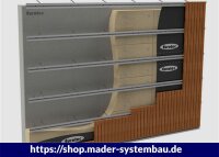 Eurotec Blue-Power Alu-Systemprofil U 80 x 20 x 3000 mm (B x H x L) VE:1