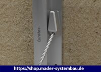 Eurotec Blue-Power Alu-Systemprofil Z 52 x 20 x 3000 mm (B x H x L) VE:1