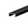 Eurotec CoverFix Fassadenschiene; schwarz RAL9005 20 x 8 x 800 mm  (B x H x L) VE:1