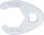 Hahnenfußschlüssel | Antrieb Innenvierkant 12,5 mm (1/2") | SW 33 mm
