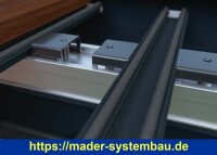 Eurotec EVOdry Schiene ohne Dichtung 14x45x4000 mm VE:1