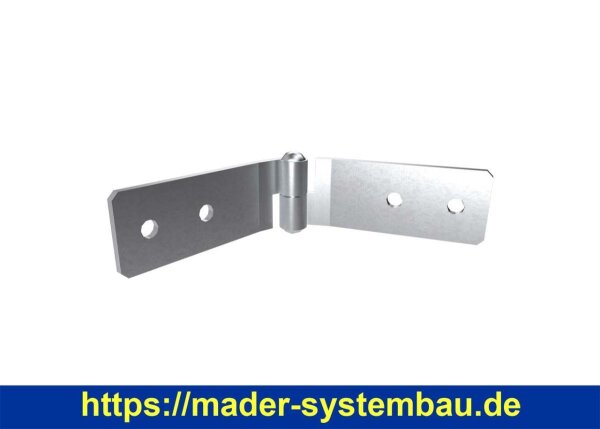Eurotec Scharnierverbinder EVO 24 x 12,45 x 131 mm VE:4