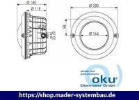 OKU OKU Unterwasserscheinwerfer Standard 2002 RGB, für