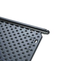 OKU OKU-Absorber schwarz mit 2 Anschlußstutzen Ø 25 mm und einseitig integriertem Sammelrohr Ø 40 mm