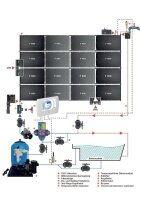 OKU OKU-Absorber schwarz mit 4 Anschlußstutzen Ø 25 mm