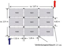 OKU OKU-Absorber schwarz mit 4 Anschlußstutzen Ø 25 mm