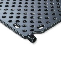 OKU OKU-Absorber schwarz mit 4 Anschlußstutzen Ø 25 mm