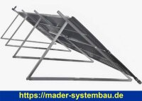 OKU Aufständerung für 6 OKU-Absorber 4 x Nr. 1000 und 2 x Nr. 1001,