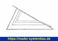 OKU Aufständerung für 6 OKU-Absorber 4 x Nr. 1000 und 2 x Nr. 1001,