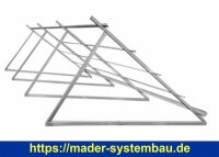 OKU Aufständerung für 6 OKU-Absorber 4 x Nr. 1000 und 2 x Nr. 1001,