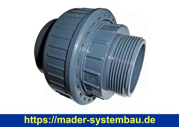 OKU Übergangsverschraubung Ø 63 mm x 2" AG
