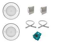 OKU Unterwasserscheinwerfer SET 2 x Pahlén LED RGB VS aus V4A 170VS Unterwasserscheinwerfer aus V4A CA