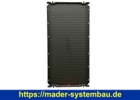 OKU OKU-Max-Absorber 2 x 1 m schwarz Anschlüsse...