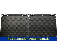 OKU OKU-Max-Absorber 2 x 1 m schwarz Anschlüsse universal 4 x Ø 40 mm, 4 x Ø 25 mm