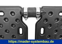 OKU Verbindungsschlauch 38 x 5 x 60 mm mit 2...