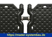 OKU Verbindungsschlauch 38 x 5 x 100 mm mit 2 Edelstahlschlauchschellen