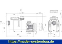 OKU BADU Delta 13 - P1  0,69 kW P2 0,45 kW / 230V