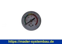 OKU Manometer (OKU-Ventil) 1/4" Anschluss hinten
