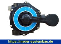 OKU 6-Wege-Top-Mount-Ventil 1 1/2" OKU Komplettset