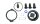 OKU 6-Wege-Top-Mount-Ventil 1 1/2" OKU Komplettset