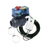 OKU Zweiwegekugelhahn PVC 50 mm, komplett mit