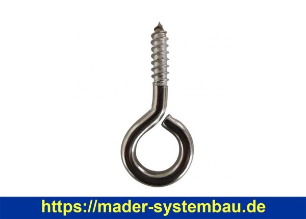 OKU Edelstahlringschrauben 6 mm