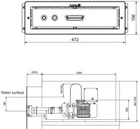 OKU Pahlén Komplett Set Jet Swim Athlete für Stahl/ Folienbecken 4,0 kW