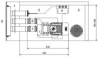 OKU Pahlén Komplett Set Jet Swim Athlete für Beton/Folienbecken 4,0 kW