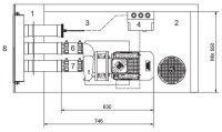 OKU Pahlén Komplett Set Jet Swim Athlete für Beton/Folienbecken 4,0 kW