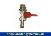 OKU KFE Entleerhahn Messing vernickelt, 1/2" AG