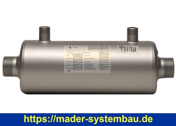 OKU Daprà Wärmetauscher Titan TWT 35 Ti - 42 kW