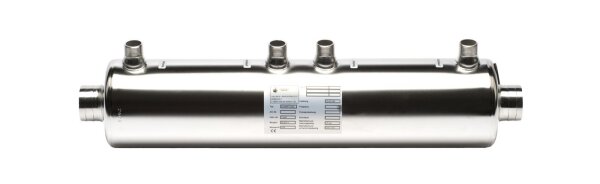 OKU Daprà Solarwärmetauscher SHWT 18/35 - 30/42 kW P AG 3/4"/1" + S 1 1/2", Ø 50 mm