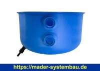 OKU Unterschale Ø 400 mm blau inkl. Entleerung