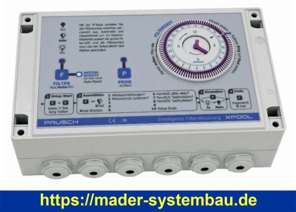 OKU Xpool Filtersteuerung 400 V ohne Temperaturegelung