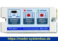 OKU Solax: Differenztemperaturregler
