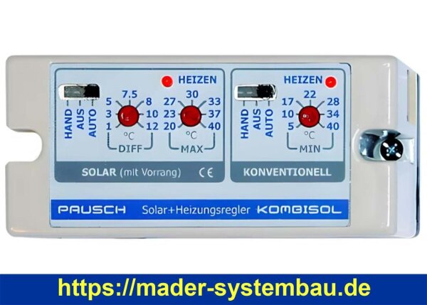 OKU Kombisol: Solar- und Temperaturregler in einem