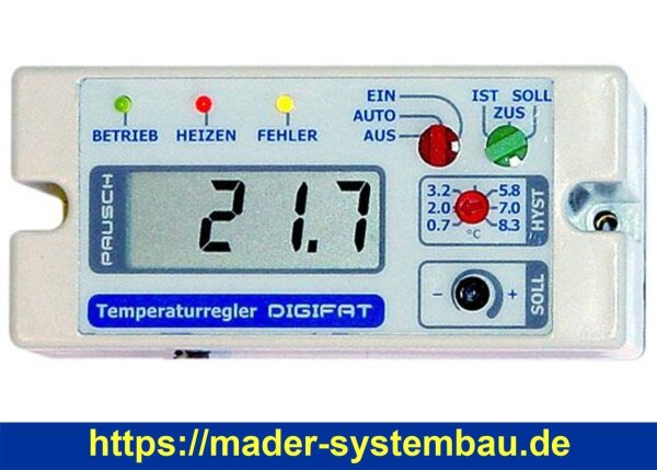 OKU Digifat Temperaturregler mit Digitalanzeige