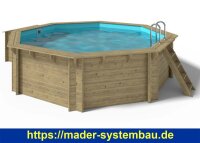 OKU OKU Holzpool EMOTION-FUN Rund 5,1 m Höhe 1,2 m
